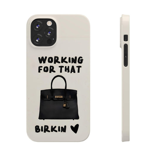 Working for that Luxe Bag Slim iPhone Cases