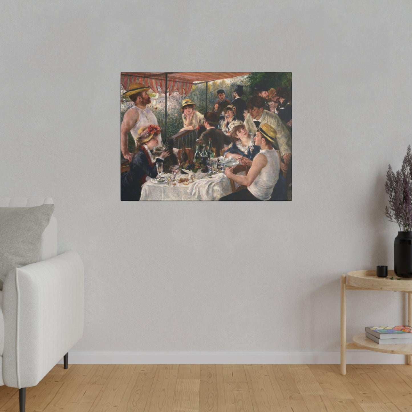 Pierre-Auguste Renoir's Luncheon of the Boating Party (1880-1881) - Matte Canvas, Stretched, 0.75"