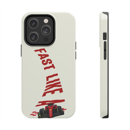 Fast Like a Race Car Tough iPhone Cases