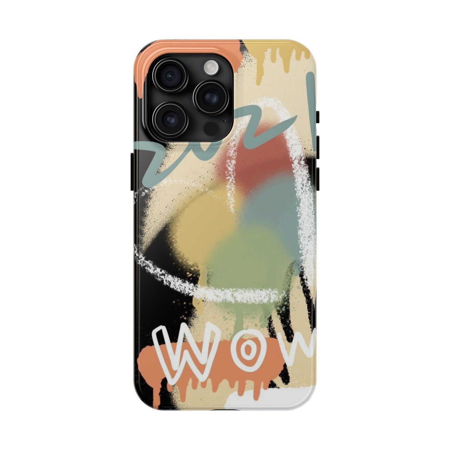 Abstract Splash: Wow Edition Tough iPhone Cases