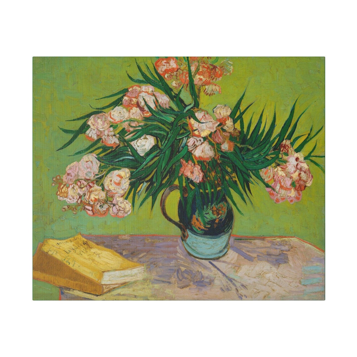 Oleanders 1888 by Vincent Van Gogh  Matte Canvas Stretched 0.75