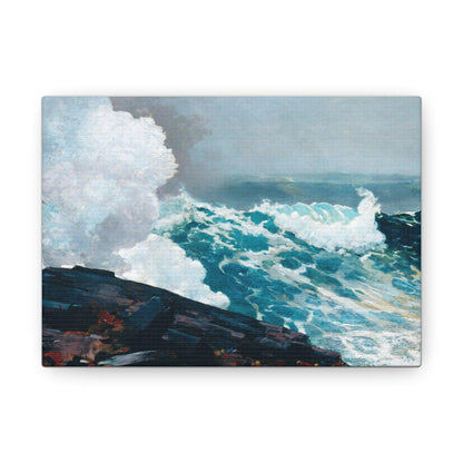 Northeaster (1895) by Winslow Homer - Canvas Gallery Wraps