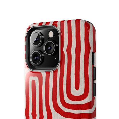 Scarlet Labyrinth Tough iPhone Cases