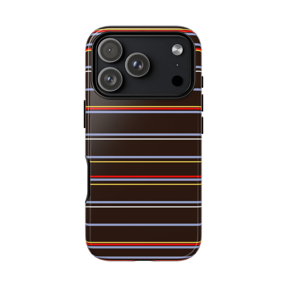Chocolate Citylines Striped Phone Case