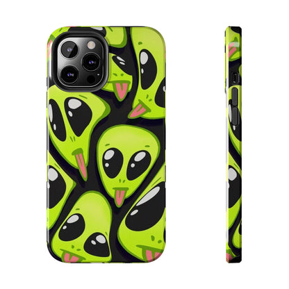 Alien Frenzy Tough iPhone Cases