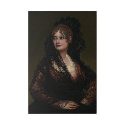 Portrait of Doña Isabel de Porcel by Francisco Goya - Matte Canvas, Stretched, 0.75"