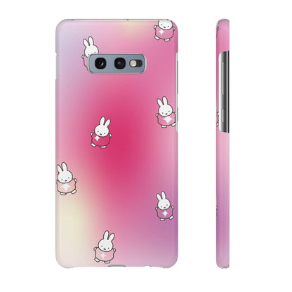 The Bunny Aura Pink Snap Cases