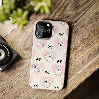 Kitty Love Affair Tough iPhone Cases