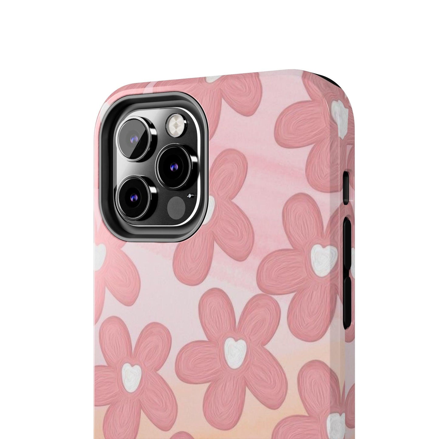 The Floral Hues Tough iPhone Cases