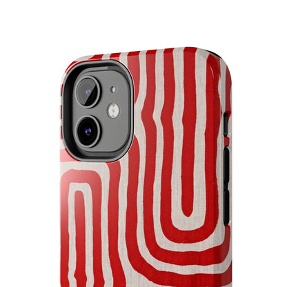 Scarlet Labyrinth Tough iPhone Cases