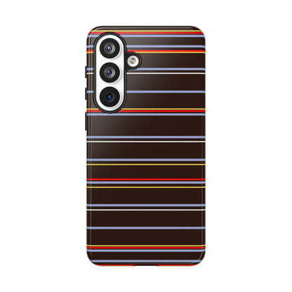 Chocolate Citylines Striped Phone Case