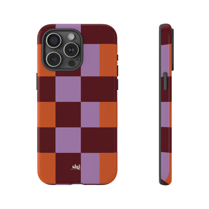 Plum Patchwork Phone Case