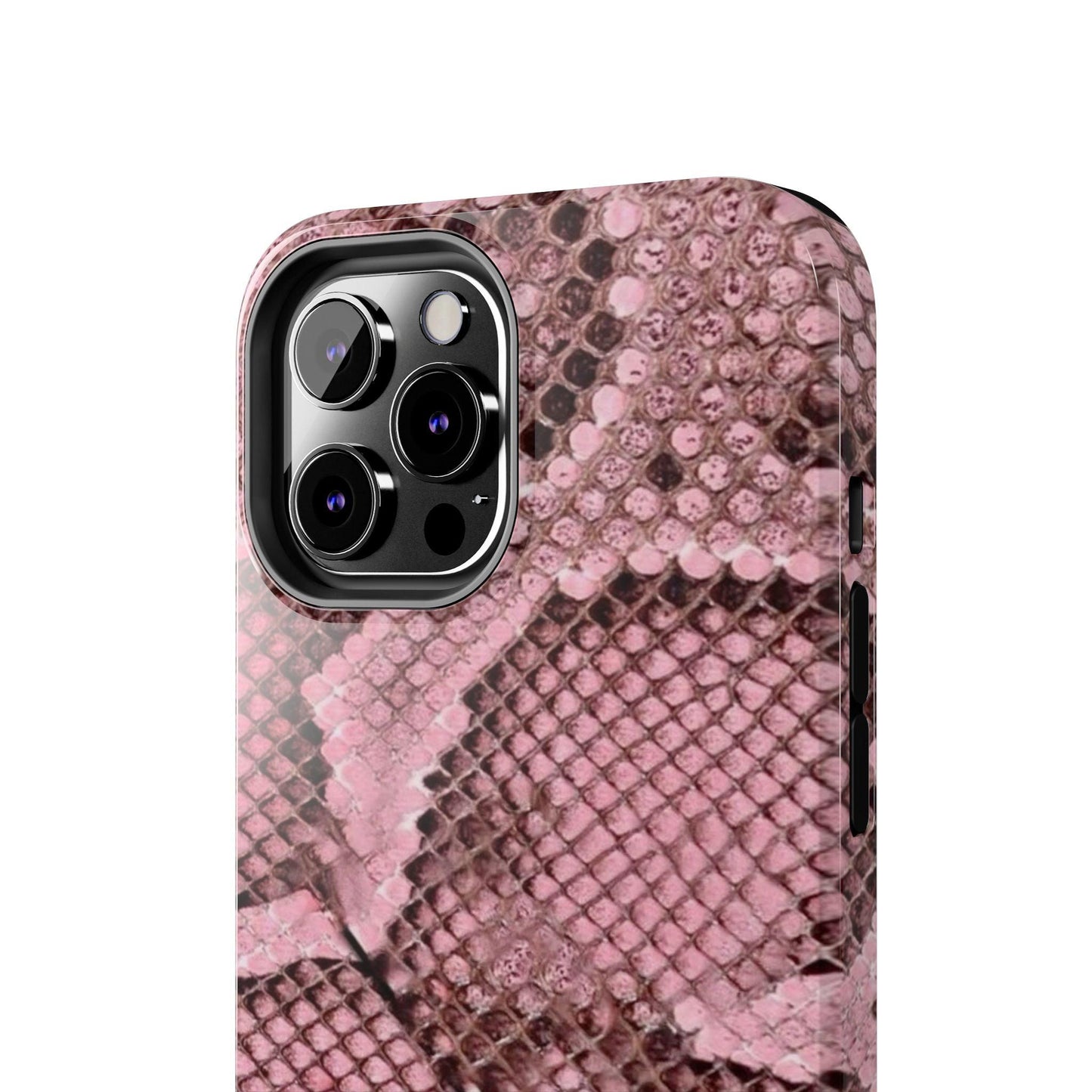 Pink Python Scales Tough iPhone Cases