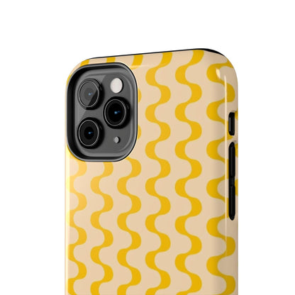 Yellow Dancing Dunes Tough iPhone Cases