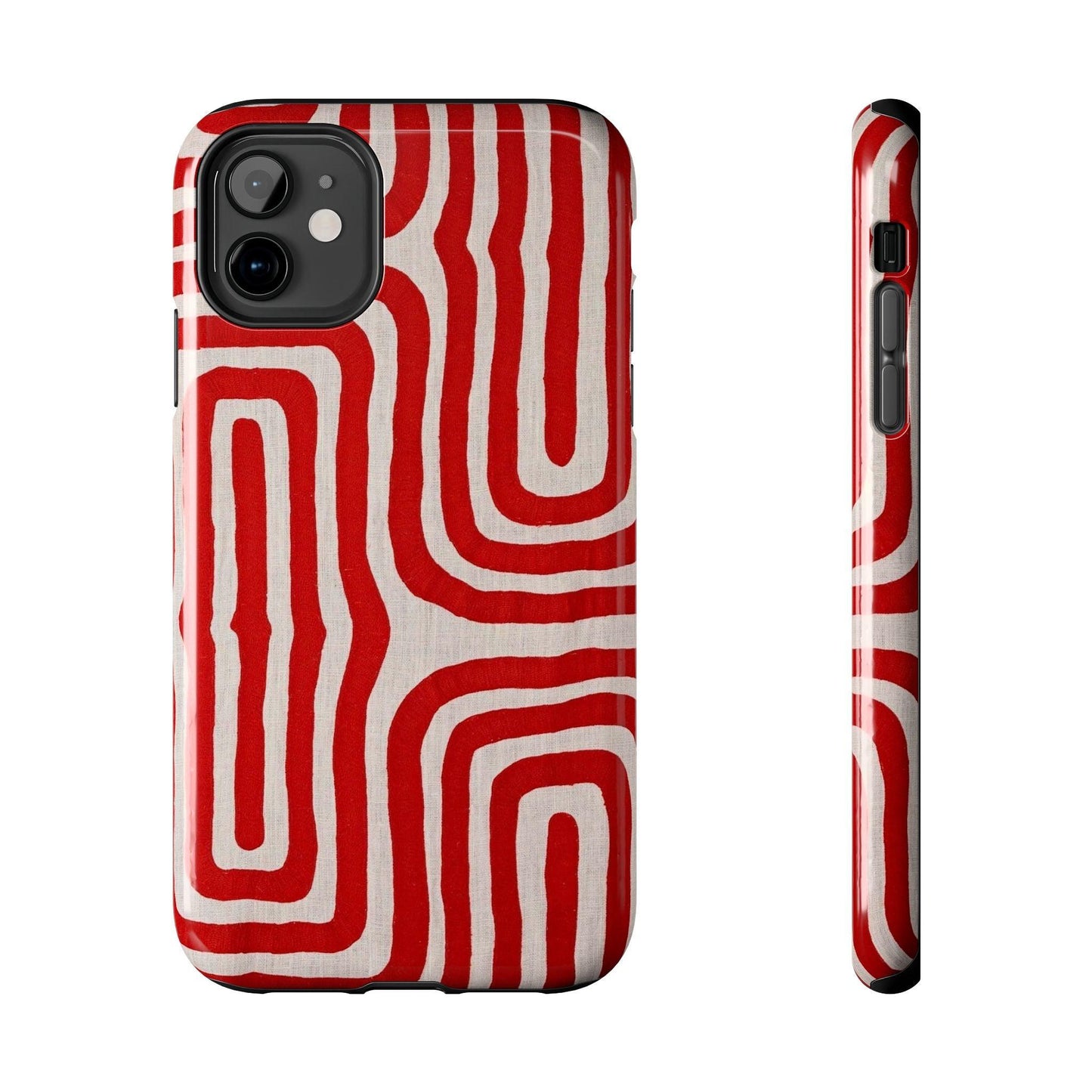 Scarlet Labyrinth Tough iPhone Cases