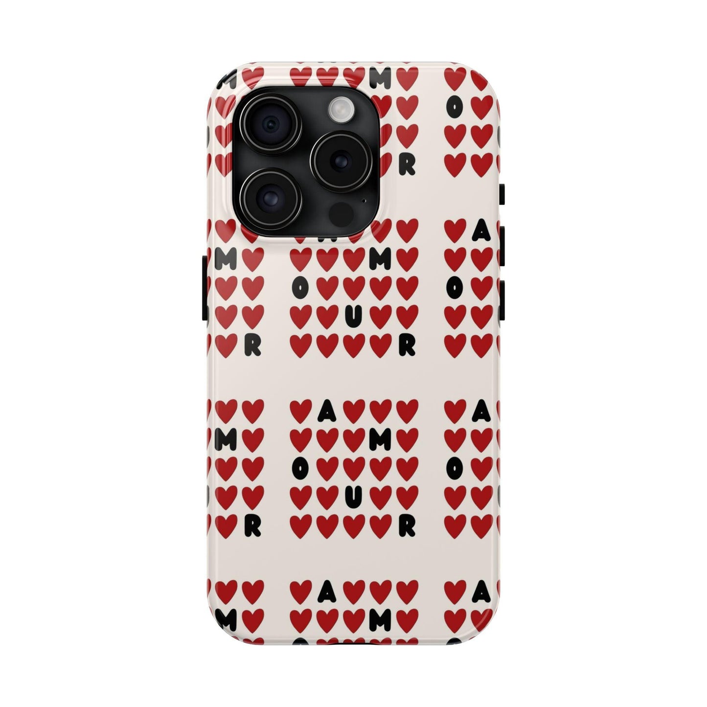 AMOUR Valentines iPhone Cases