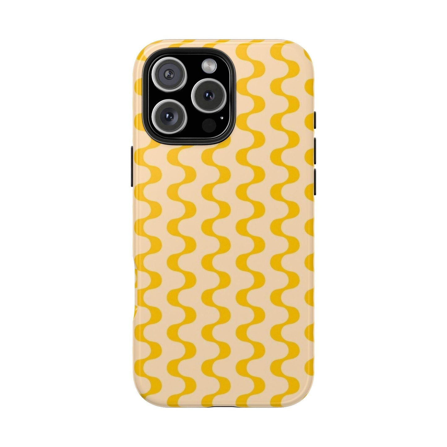 Yellow Dancing Dunes Tough iPhone Cases