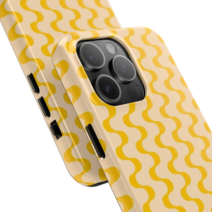 Yellow Dancing Dunes Tough iPhone Cases