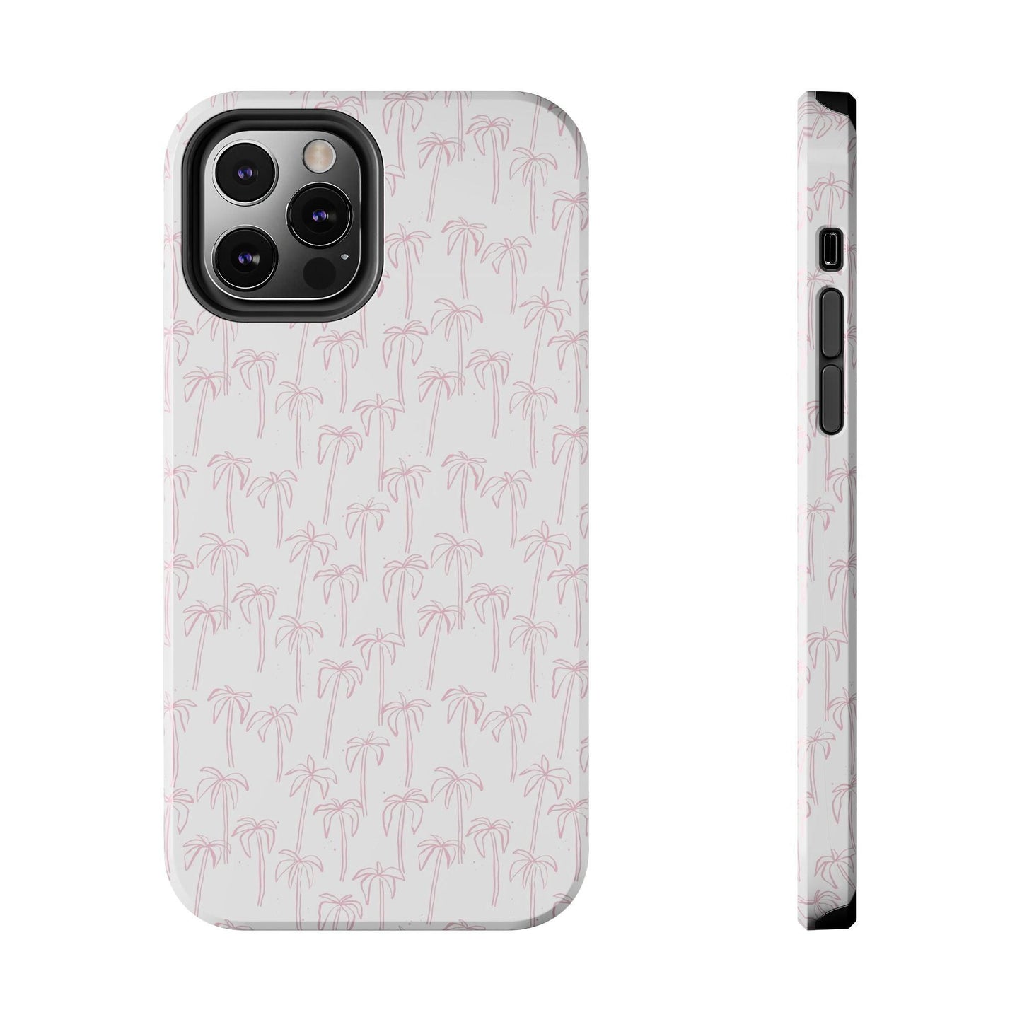 Pink Palm Trees iPhone Cases