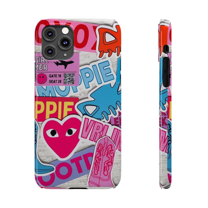 Sticker Frenzy Pop iPhone Cases