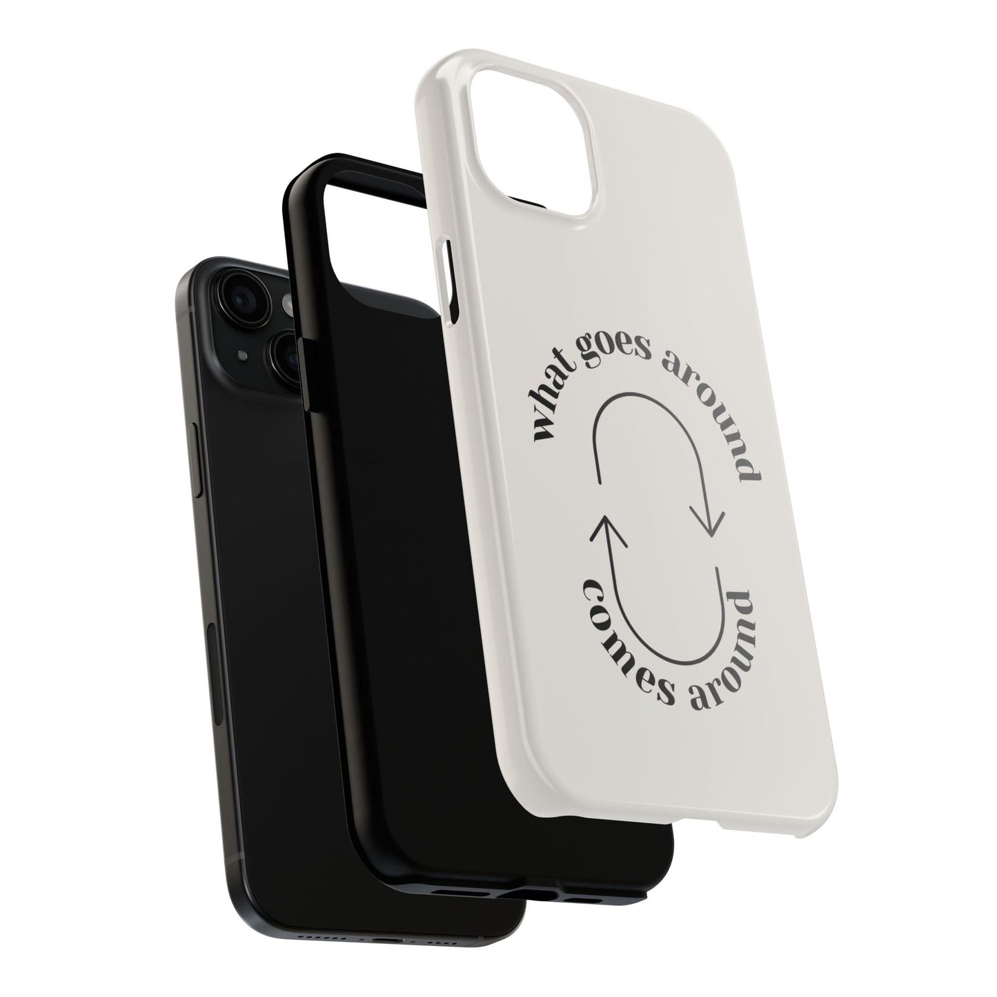 What Goes Around Tough iPhone Cases