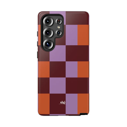 Plum Patchwork Phone Case
