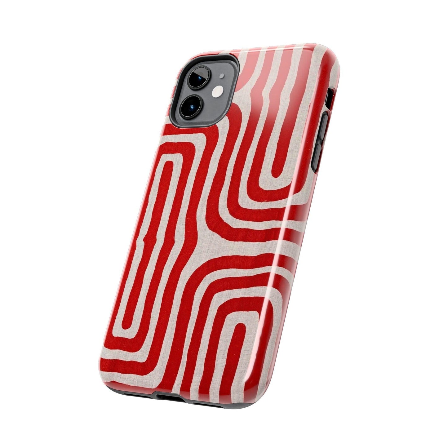 Scarlet Labyrinth Tough iPhone Cases