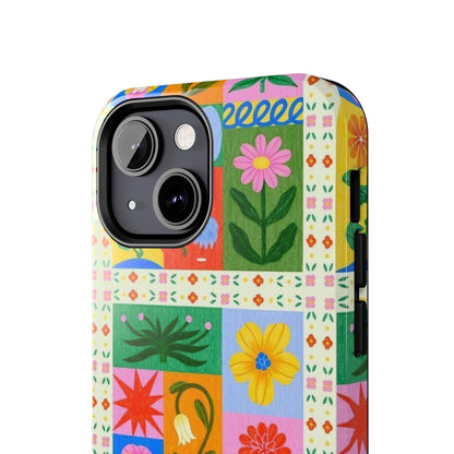 Flower Garden Paradise Tough iPhone Cases