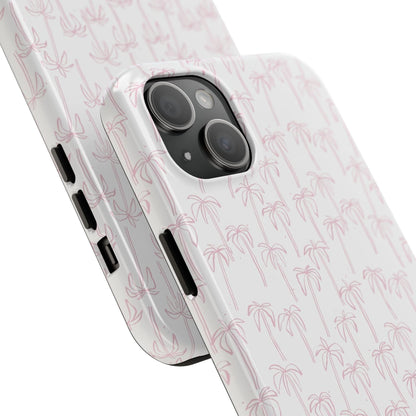 Pink Palm Trees iPhone Cases