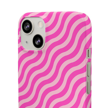 Waveicious Pink Snap iPhone Cases