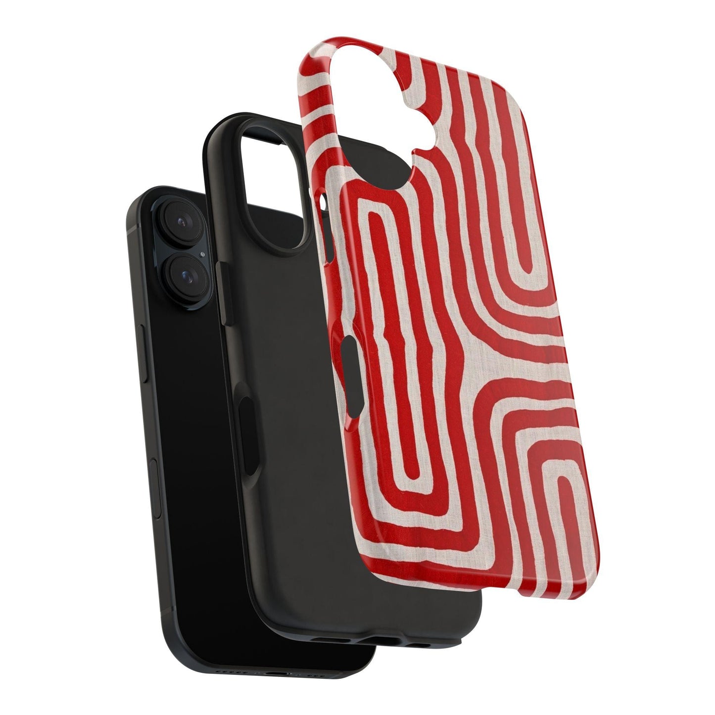 Scarlet Labyrinth Tough iPhone Cases