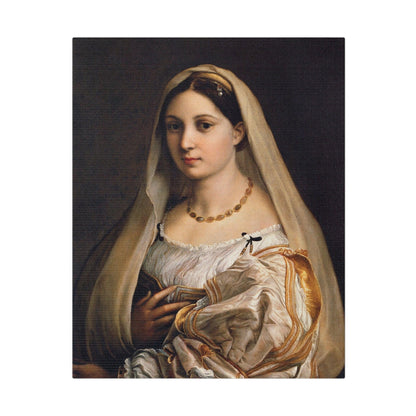 Raphael's Woman with a veil (La Donna Velata) (1516) - Matte Canvas, Stretched, 0.75"