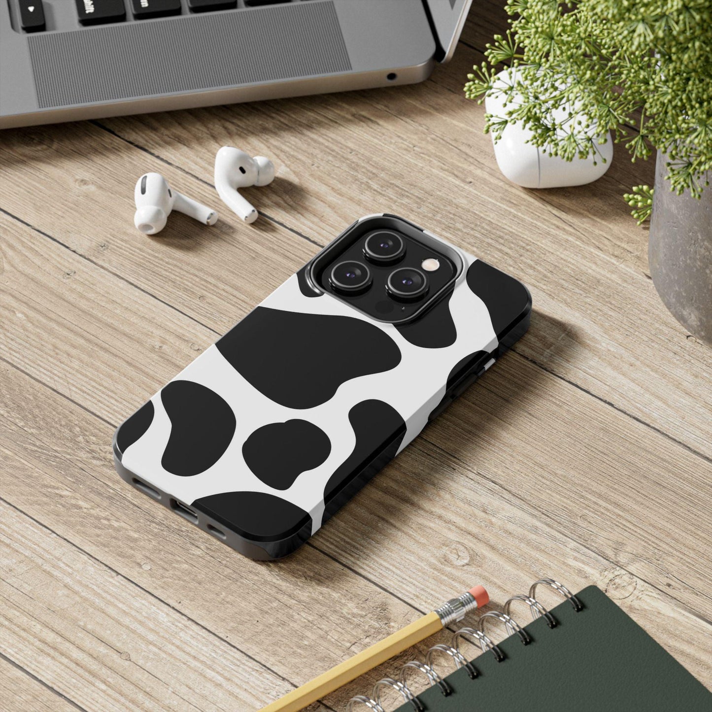 Moo-dern Elegance Tough iPhone Cases