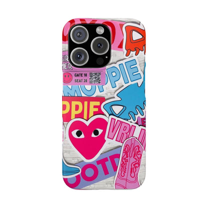 Sticker Frenzy Pop iPhone Cases