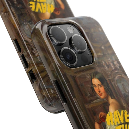 Victorian Art Twist - Have Courage - iPhone Cases