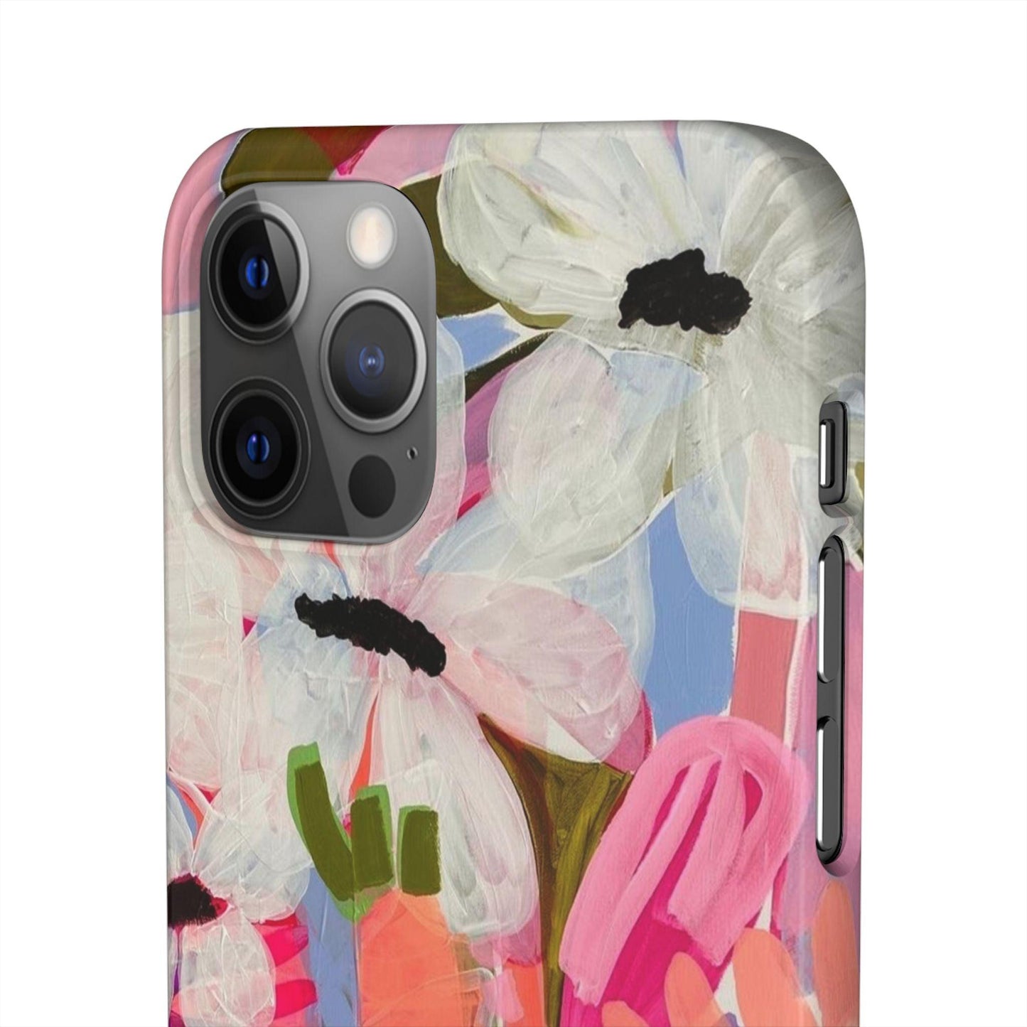 Blossoming Grace Floral Snap iPhone Cases