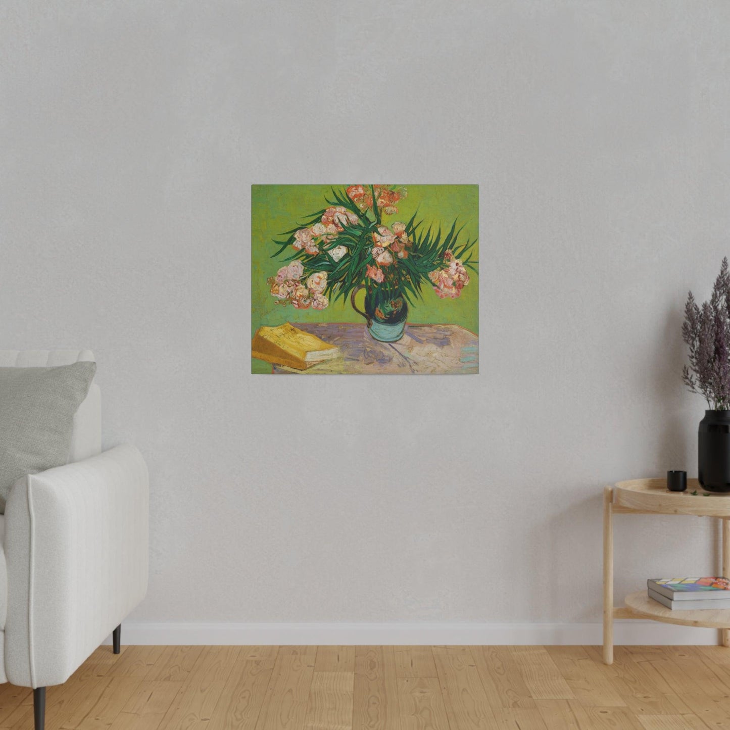 Oleanders 1888 by Vincent Van Gogh  Matte Canvas Stretched 0.75