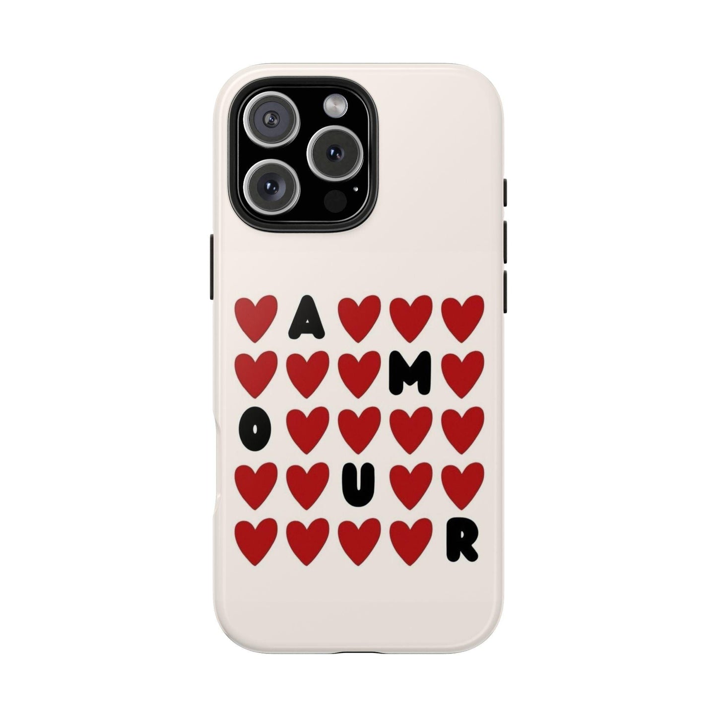 Amour Valentines Hearts Tough iPhone Cases