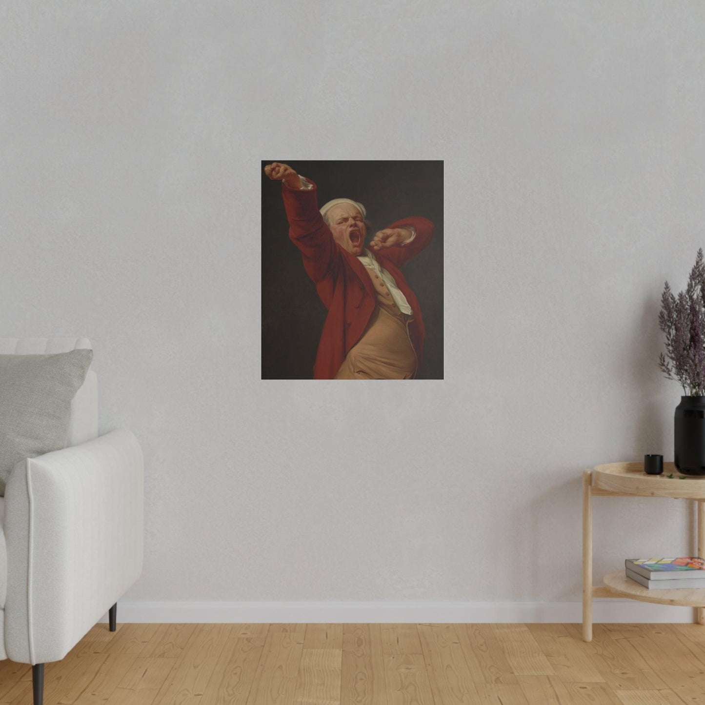 Self-Portrait, Yawning by Joseph Ducreux - Matte Canvas, Stretched, 0.75"