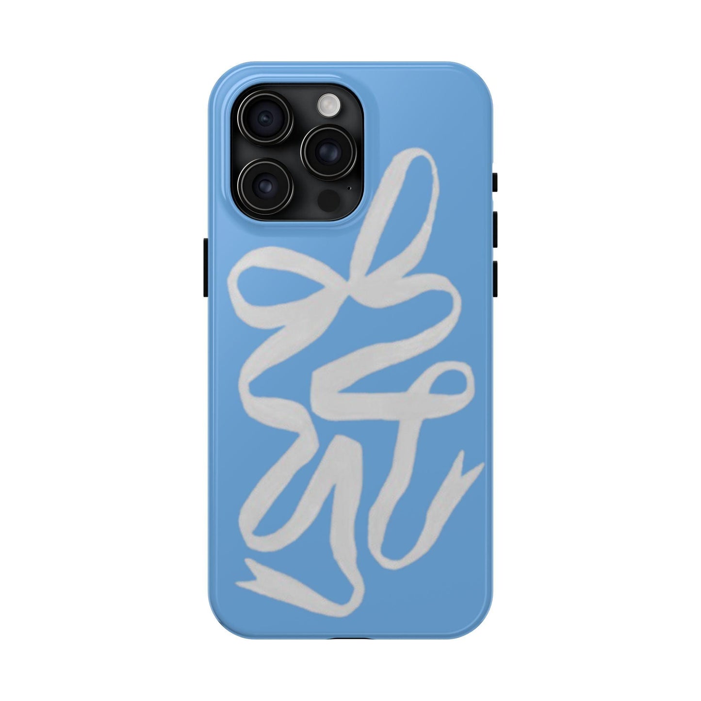 Bow in Blue Cute iPhone Cases