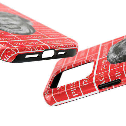 Bold Donald Trump Tough Phone Case - #MAGA & Bitcoin Design