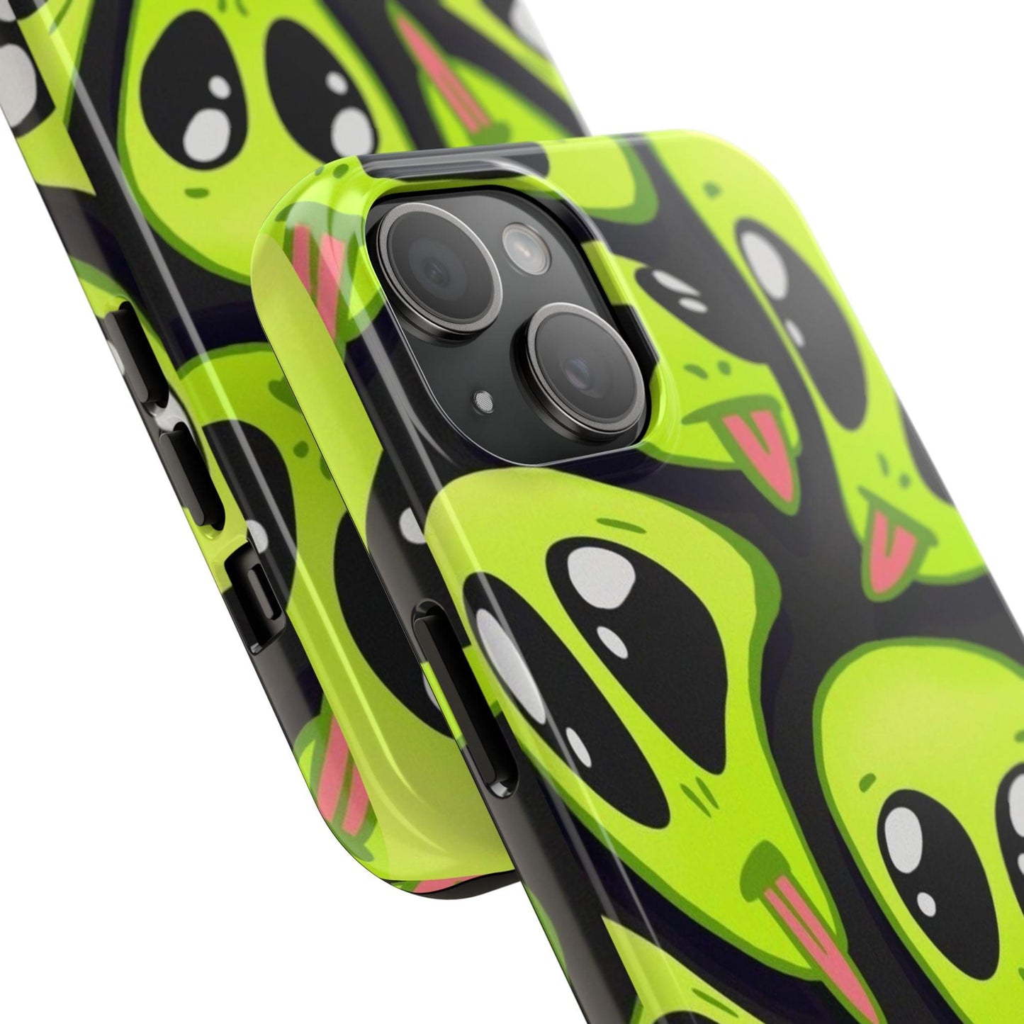 Alien Frenzy Tough iPhone Cases