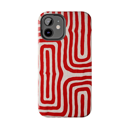 Scarlet Labyrinth Tough iPhone Cases