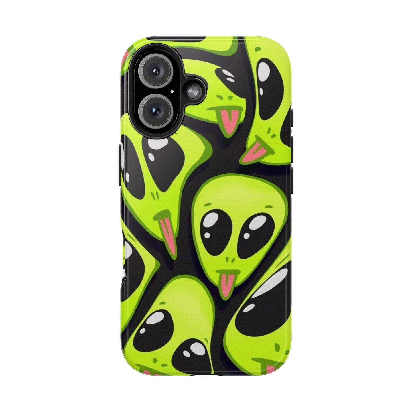 Alien Frenzy Tough iPhone Cases