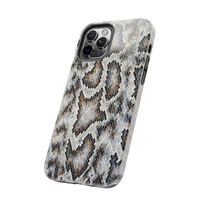 Crawler in Grey Mosaic Tough iPhone Cases