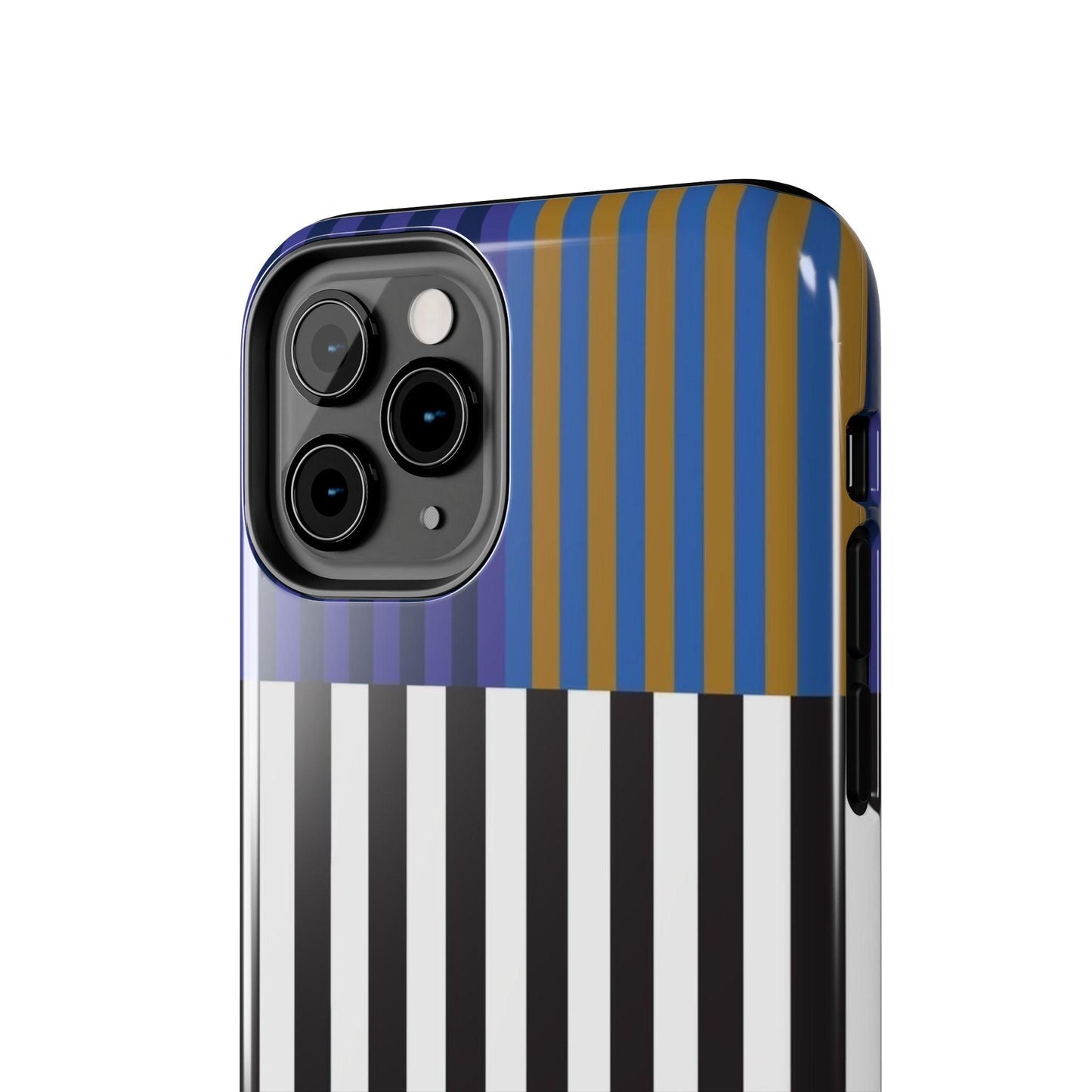 Striped Colorblock Symphony Tough iPhone Cases