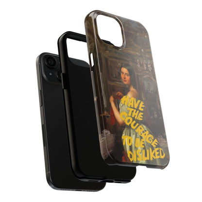 Victorian Art Twist - Have Courage - iPhone Cases