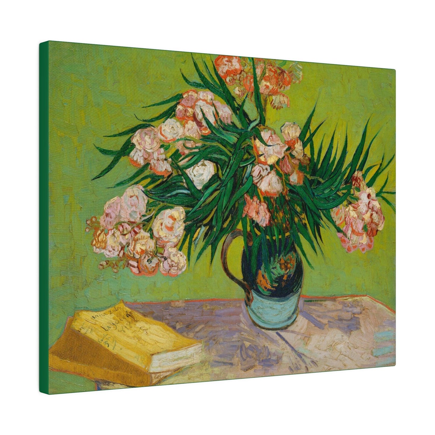 Oleanders 1888 by Vincent Van Gogh  Matte Canvas Stretched 0.75