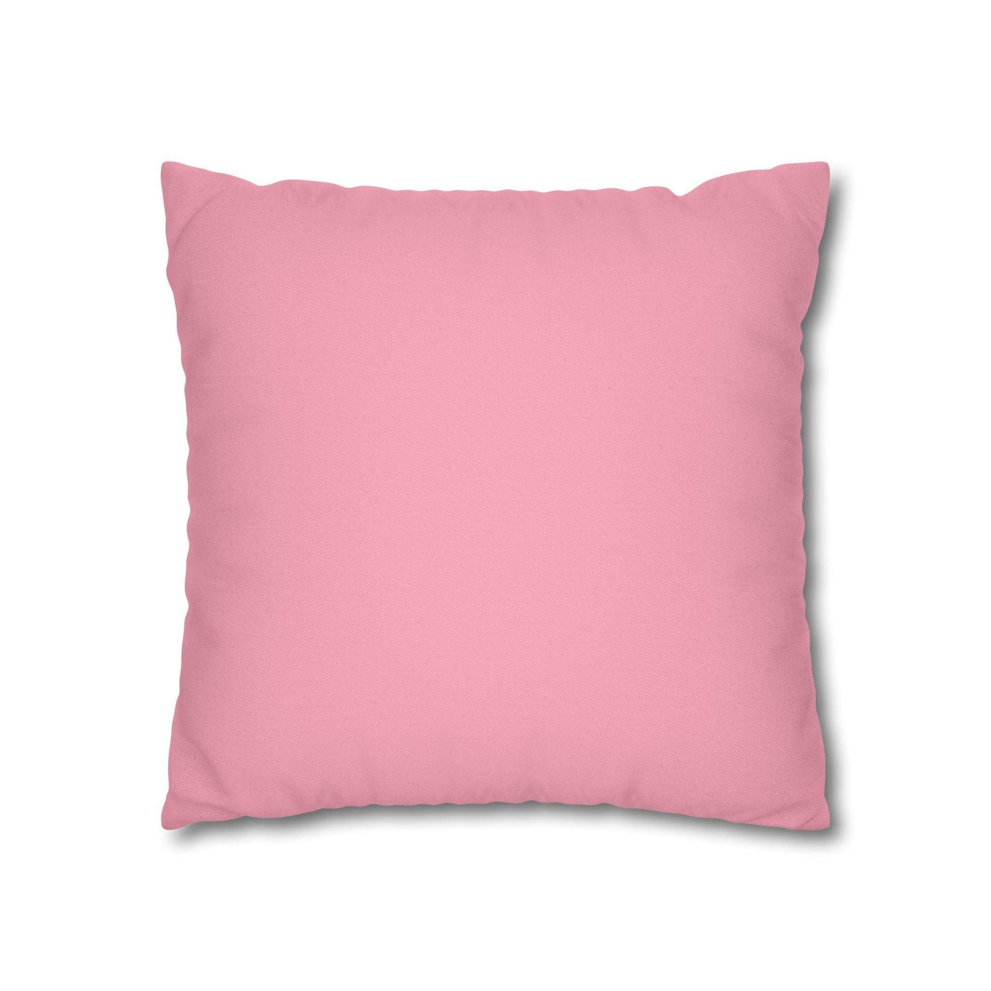 Fun Things in To Do List Cushion Cover - Spun Polyester Square Pillowcase in Cream and Pink