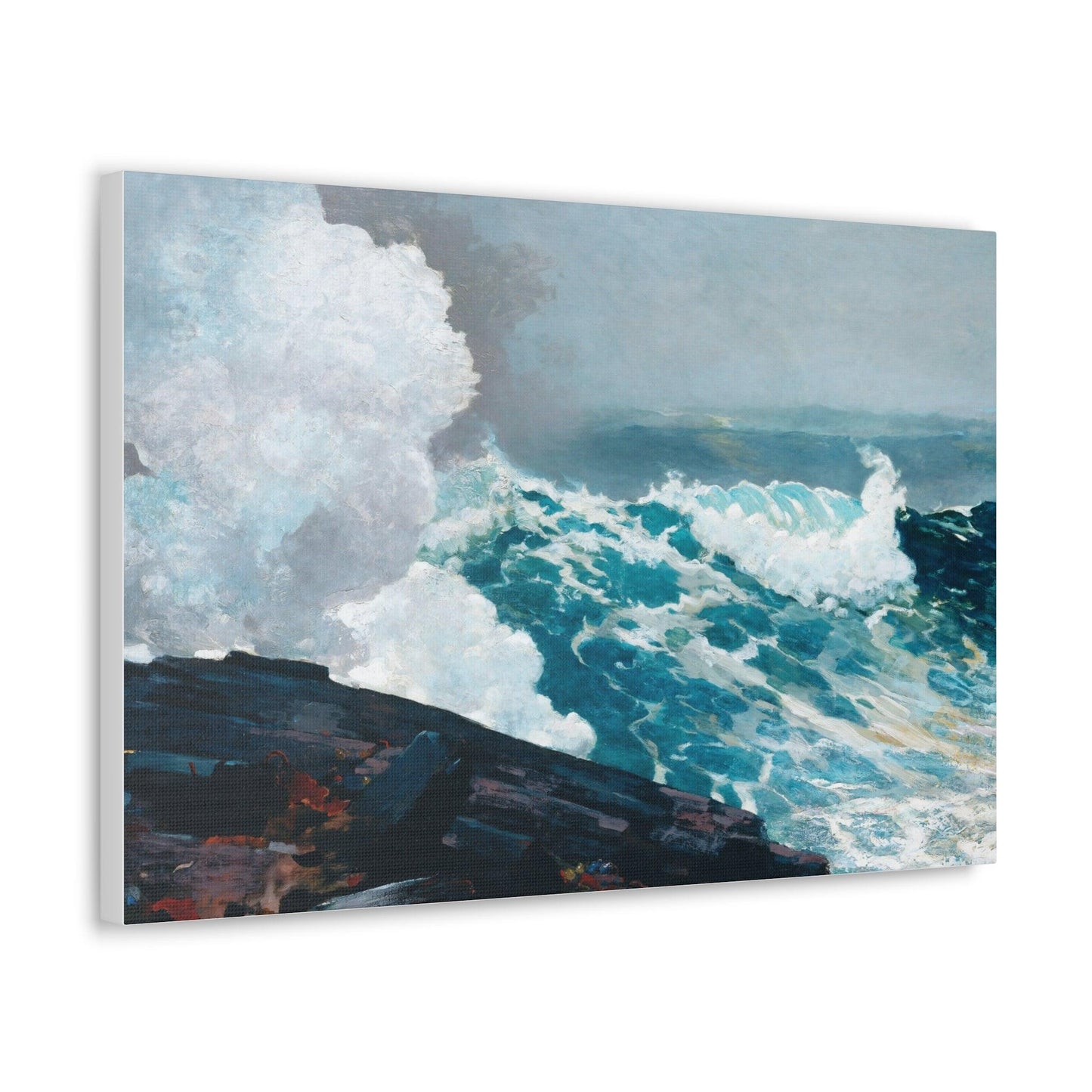 Northeaster (1895) by Winslow Homer - Canvas Gallery Wraps